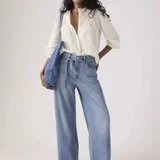 Джинсы Levi’s XL Straight Loose светло-голубые (оригинал) (photo 9)