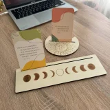 Деревянный держатель для открыток и МАК — envelope, spatula (photo 1)