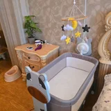 Кроватка для малыша с матрасиком и мобильником — tub, cradle (photo 1)