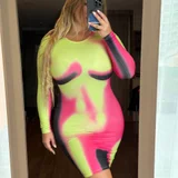 Коричневое платье с манжетами размер M — maillot (photo 2)