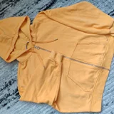 Желтая женская кофта на молнии, размер M (44-46) — trench coat, pajama, sweatshirt (photo 2)