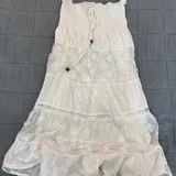 Юбка Zara голубая шелковая — hoopskirt (photo 4)