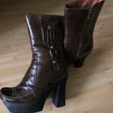 Сапоги Италия кожаные с натуральным мехом 38-39 (photo 8)
