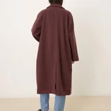 Пальто ASOS DESIGN бордовое — cloak, academic gown, abaya (photo 1)