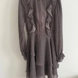 Платье NetWork шоколадное в горох — chain mail, trench coat, suit (photo 2)