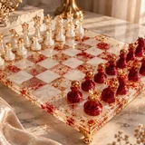 Шахматы с индивидуальным дизайном — honeycomb, trifle (photo 3)