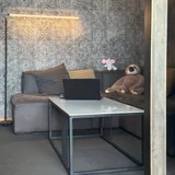 Журнальный стол с керамогранитной столешницей 120х60х46 см — dining table (photo 1)