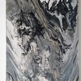 Картина в технике Флюид Арт 50x70 см — plastic bag (photo 2)