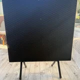 Квадратный дачный обеденный рабочий стол — loudspeaker, fire screen (photo 3)