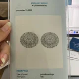 Серьги с бриллиантами 6.28 карат, белое золото 18к — packet, iPod, book jacket (photo 2)