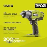 Ударный гайковёрт Ryobi ONE+ R18IW3 с переходниками (photo 6)