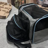 Переноска для животных серая — backpack (photo 4)