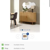 ТВ тумба JYSK LYNGVIG 160 см — dining table, cradle (photo 3)