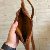 Сумка через плечо из натуральной кожи — mailbag, purse (photo 2)