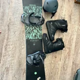 Комплект для сноуборда (доска Drake League — knee pad, dumbbell (photo 1)