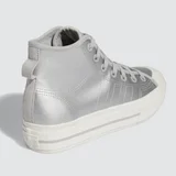 Серебристые кеды Adidas Originals Nizza — running shoe, clog (photo 4)