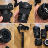 Камера Sony A6300 с объективами и стабилизатором Zhiyun Crane — reflex camera, reel (photo 1)