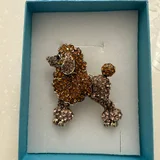 Брошь в коробке — hair slide, loggerhead, wall clock (photo 1)