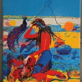 Интерьерная картина-алмазная мозаика Поп-арт — jigsaw puzzle (photo 1)