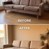 Реставрация и перетяжка мягкой мебели — studio couch, home theater (photo 2)