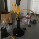 Кальян Geometry Techno с чашей и плитой — table lamp, vacuum, joystick (photo 1)