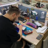 Ремонт и восстановление аккумуляторов электротранспорта — comic book, oscilloscope (photo 1)