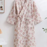 Пижама Asian XL цвет кофе сливы — pajama, kimono (photo 7)
