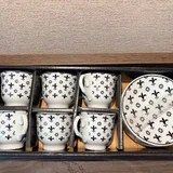 Кофейный набор English Home Fleur-de-lis — plate rack, strainer, thimble (photo 2)