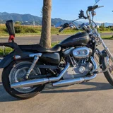 Harley Davidson Sportster 883 — moped, motor scooter, disk brake (photo 1)