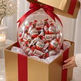 Подарочный набор сладостей — plastic bag, vase (photo 4)