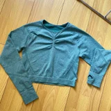 Спортивный лонгслив женский — sweatshirt, jean, cardigan (photo 1)