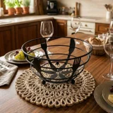Менажница для закусок и 4 бокалов вина — dining table (photo 3)