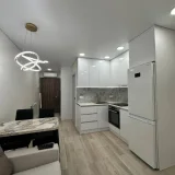 Квартира 1+1, 43 м² на ул. Реджеба Нижарадзе — microwave, refrigerator (photo 1)