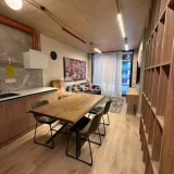 Большая 1+1 в Elt-квартале (Rainbow) — studio couch, folding chair, patio (photo 1)
