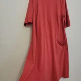Платье в спортивном стиле красное 2XL — pajama, velvet (photo 1)