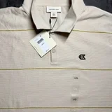 Мужская рубашка-polo Calvin Klein — lab coat, trench coat, envelope (photo 1)