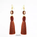Серьги "Cinnamon" — hair slide, necklace (photo 1)