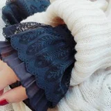Манжеты вязаные ручной работы — wool, mitten (photo 1)