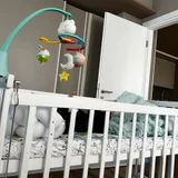 Детская кроватка с маятником и матрасиком — crib (photo 4)