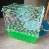 Клетка для хомяка с поилкой, трубой и колесом — electric fan, shopping basket (photo 2)