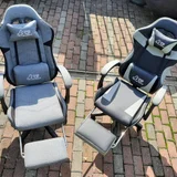 Игровое кресло тканевое + Игровое кресло кожаное — folding chair, barber chair (photo 3)