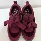 Бархатные кроссовки Zara для девочки р. 36 — sandal, clog, saltshaker (photo 2)