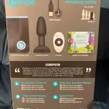 Вибростимулятор B-Vibe с римминг-эффектом Rimming Petite 12.4 см (photo 9)