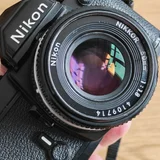 Плёночный фотоаппарат Nikon FM с объективом Nikkor AI-S 50mm F1.8 — reflex camera (photo 5)