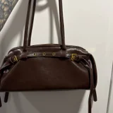 Новая коричневая сумочка — purse, mailbag (photo 3)