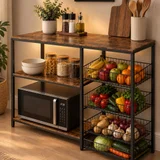 Стеллаж новый — microwave, rotisserie, refrigerator (photo 1)