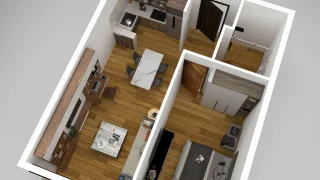 2 комнатная квартира продаётся. Варкетили