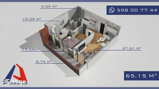 2-комнатная квартира. Дигоми