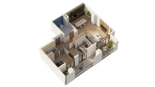 3-комнатная квартира. Сабуртало