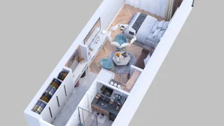 Студия на Avangard Seaside Area Шосе Аэропорта 25 Airport District